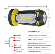 1000LM LED Camping Lantern Light Flashlight by salelink.co.nz
