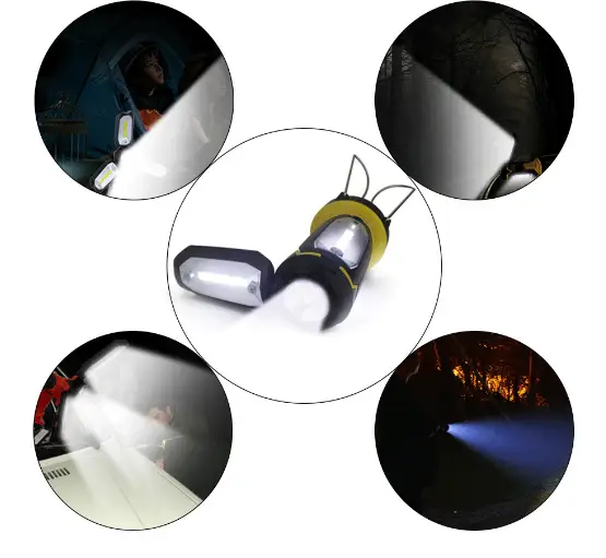1000LM LED Camping Lantern Light Flashlight by salelink.co.nz