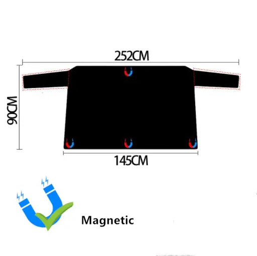 Car Rear Windshield Snow Ice Cover with Magnetic by salelink.co.nz