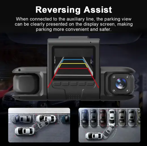 Four-record Driving Recorder Dash Cam Four Channel Video by salelink.co.nz