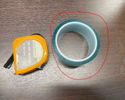 Green Resin Barrier/Release Tape Width:40 mm, Length:33 meters, 3" core by Resin Art NZ
