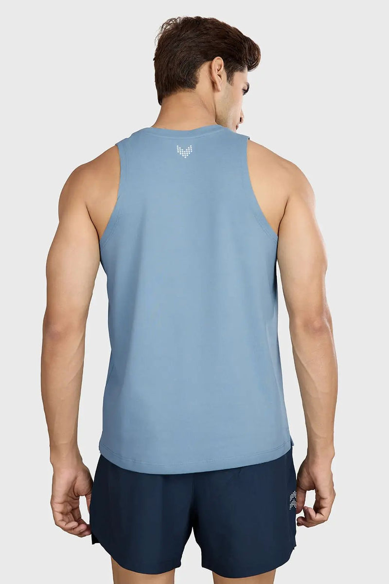 Pulse Running Tank Light Blue by Fuaark Nz