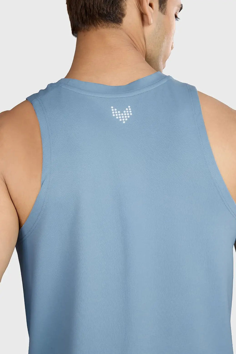 Pulse Running Tank Light Blue by Fuaark Nz