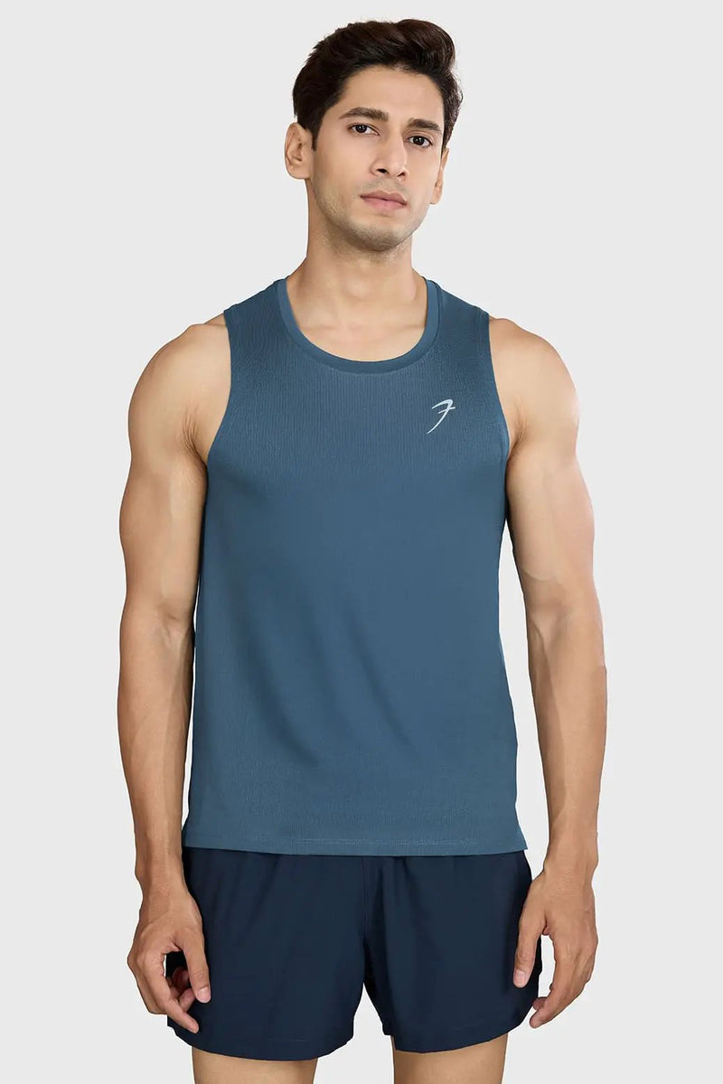 Ember Running Tank Light Blue by Fuaark Nz