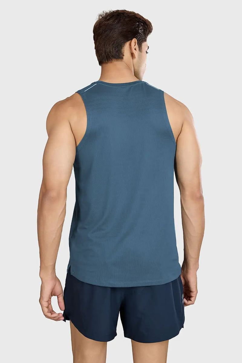 Ember Running Tank Light Blue by Fuaark Nz