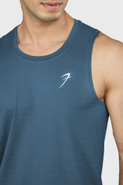 Ember Running Tank Light Blue by Fuaark Nz