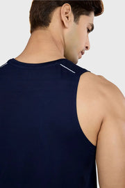 Ember Running Tank Navy by Fuaark Nz