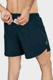 Pulse 4" Running Shorts Deep Green by Fuaark Nz