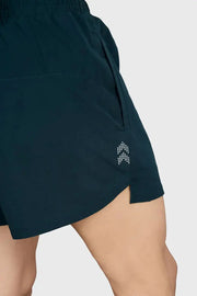 Pulse 4" Running Shorts Deep Green by Fuaark Nz