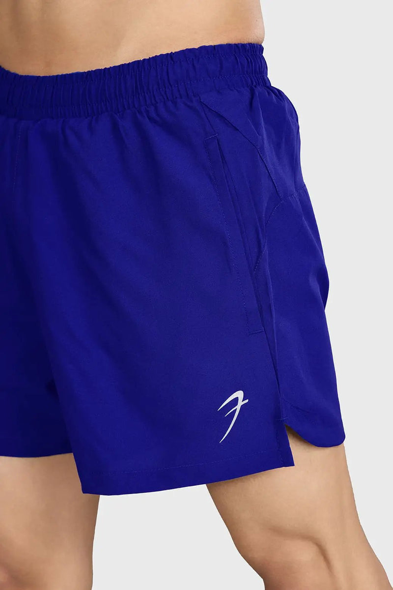 Pulse 4" Running Shorts Blue by Fuaark Nz