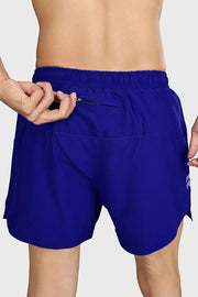Pulse 4" Running Shorts Blue by Fuaark Nz