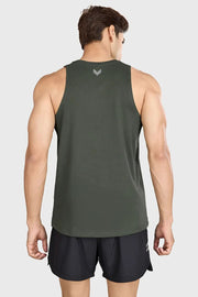 Pulse Running Tank Olive by Fuaark Nz