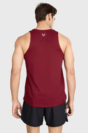 Pulse Running Tank Deep Red by Fuaark Nz