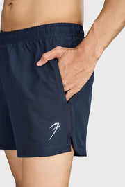Pulse 4" Running Shorts Navy by Fuaark Nz