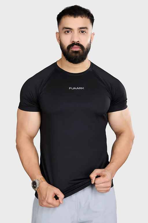Dash T-shirt Black by Fuaark Nz