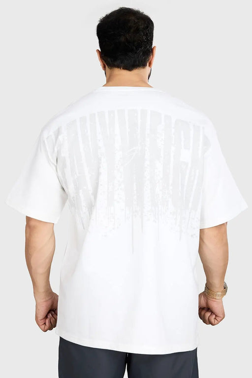 Heavyweight Oversized T-shirt White by Fuaark Nz