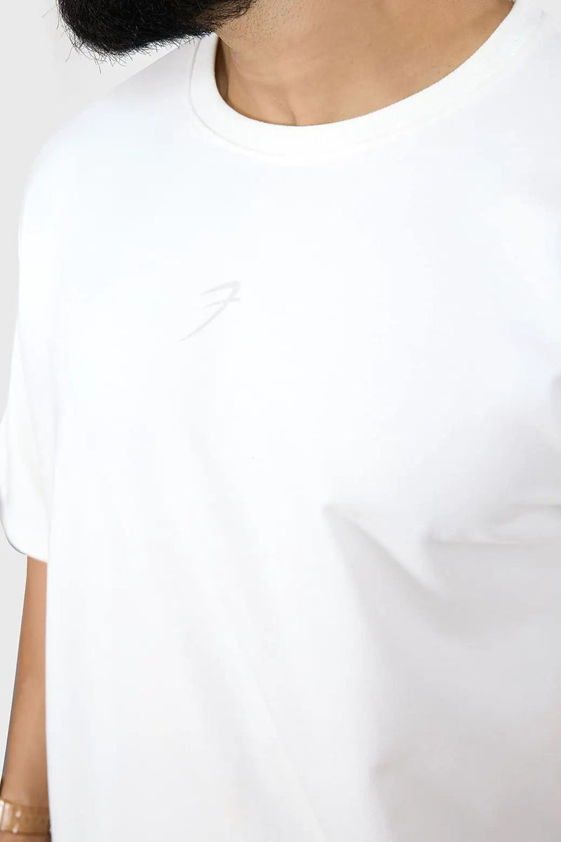 Heavyweight Oversized T-shirt White by Fuaark Nz