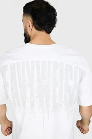 Heavyweight Oversized T-shirt White by Fuaark Nz