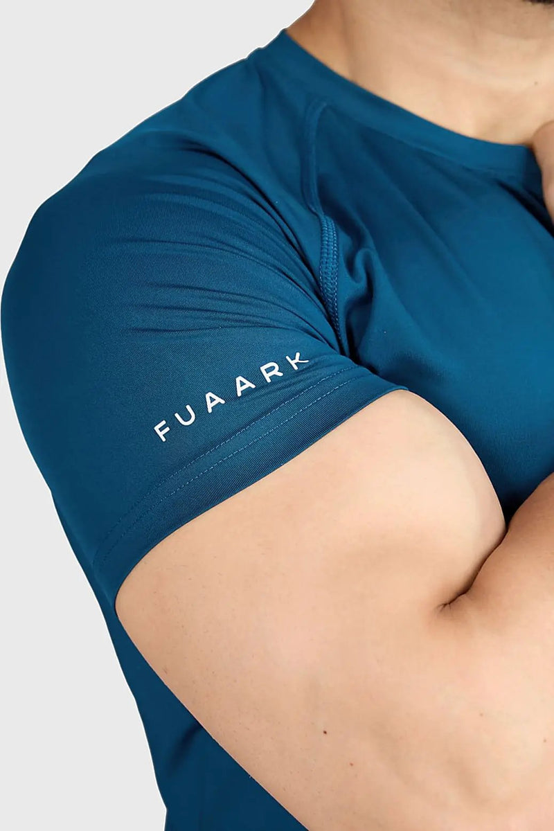 Urban T-shirt Teal by Fuaark Nz