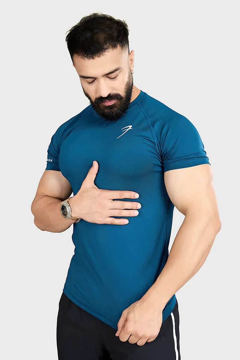 Urban T-shirt Teal by Fuaark Nz