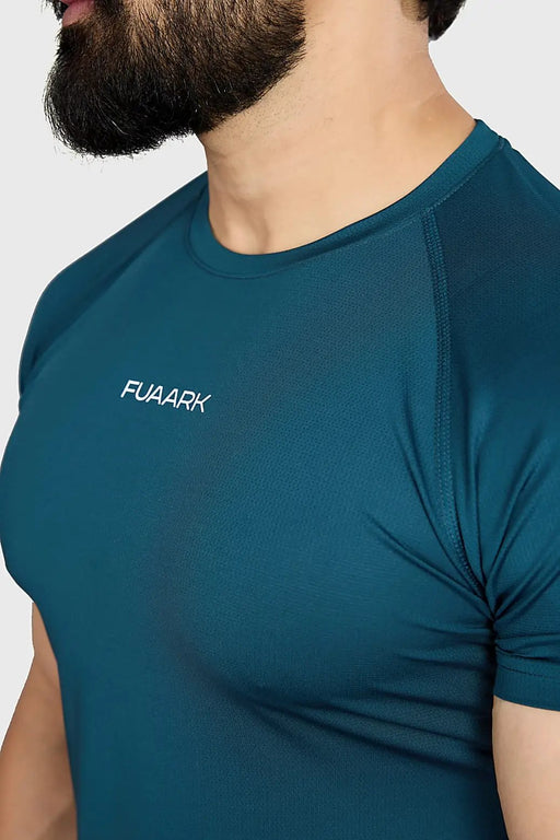 Dash T-shirt Orion Blue by Fuaark Nz