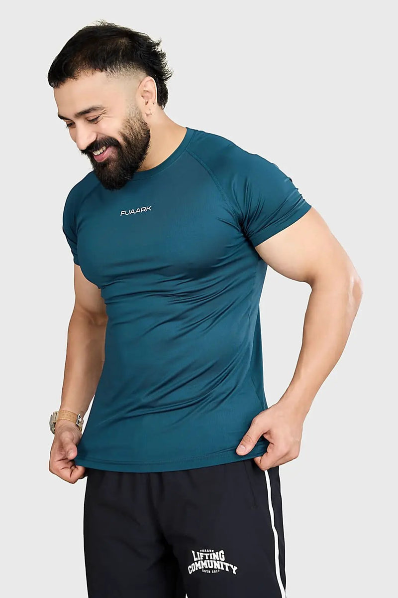 Dash T-shirt Orion Blue by Fuaark Nz