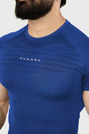 Power Seamless T-shirt Blue/ Fuaark by Fuaark Nz