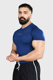 Power Seamless T-shirt Blue/ Fuaark by Fuaark Nz