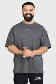 Heavyweight Oversized T-shirt Grey by Fuaark Nz