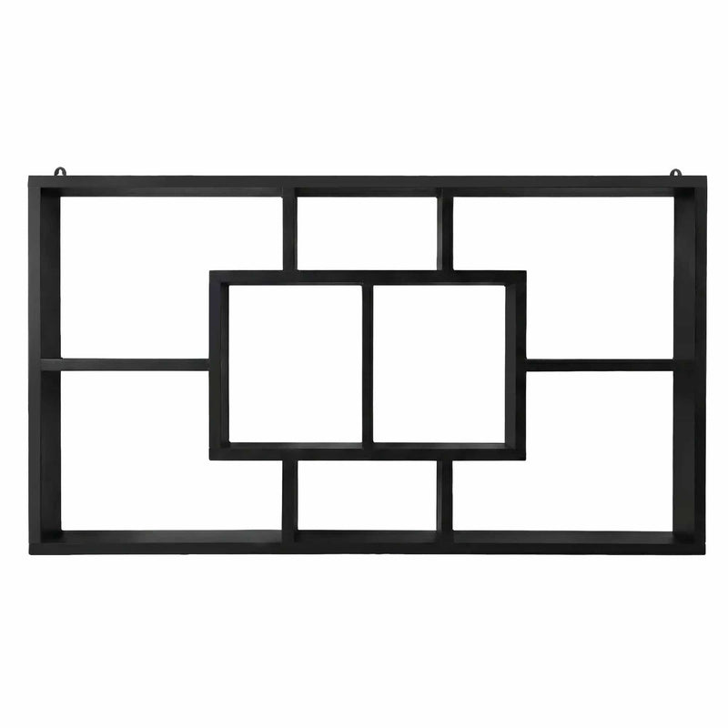 SportZone.co.nz Furniture > Living Room > Bookcases & Shelves Artiss Floating Wall Shelves Bookshelf Black Artiss Floating Wall Shelves Bookshelf Black