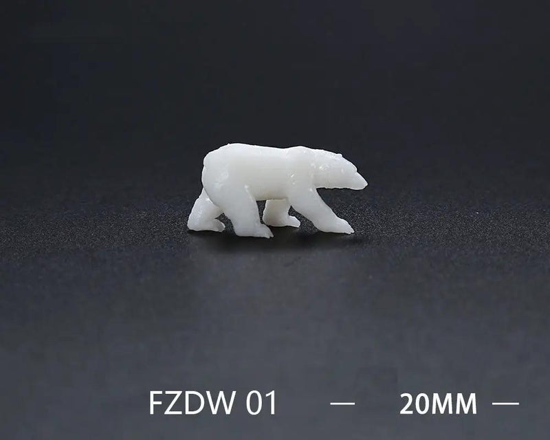 3D Model Resin Mould Decoration Resin Filler Simulated - Polar Bear by Resin Art NZ