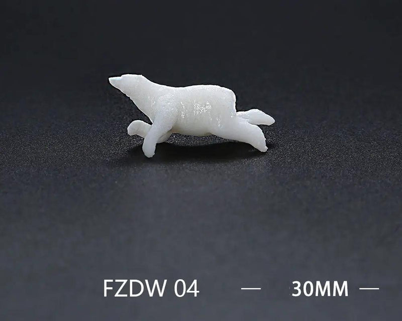 3D Model Resin Mould Decoration Resin Filler Simulated - Polar Bear by Resin Art NZ