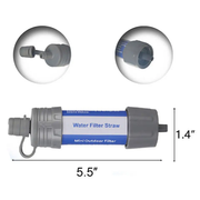 Portable Camping Hiking Mini Water Filter Straw Purifier by salelink.co.nz
