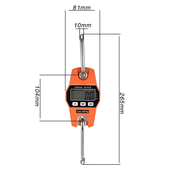 Portable Crane Scale 300kg LCD Digital Electronic Hook Hanging Scale by salelink.co.nz