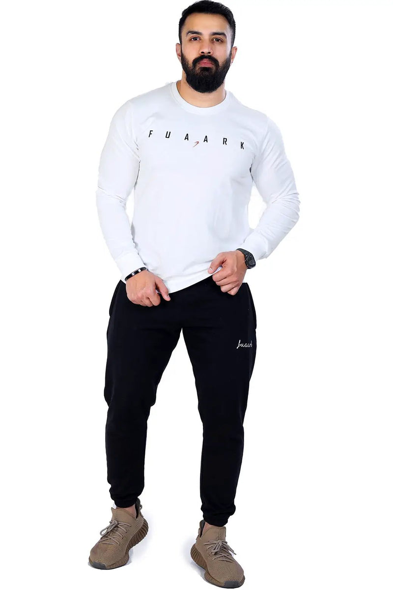 Fall Sweatshirt White by Fuaark Nz