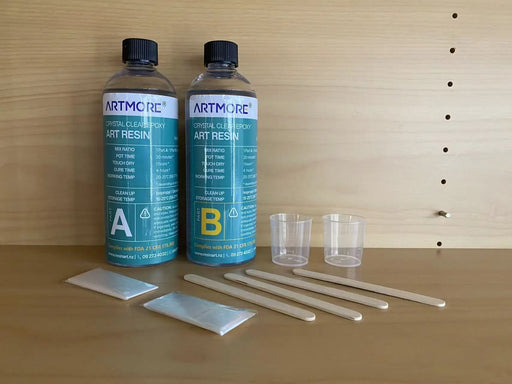 FDA Approved Epoxy Resin - 1:1 by Volume 944 ml Kit Artmore for Jewelry Making - Fast Dry by Resin Art NZ