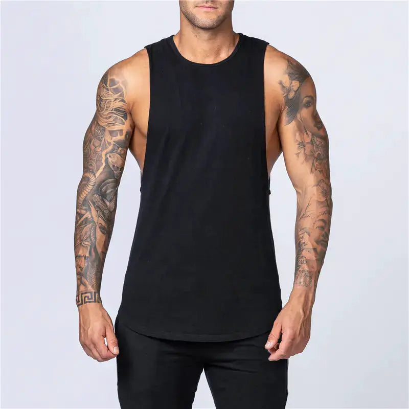 Men's Loose Cotton Sleeveless Singlet by Mead's Supply & Equipment Outfitters limited