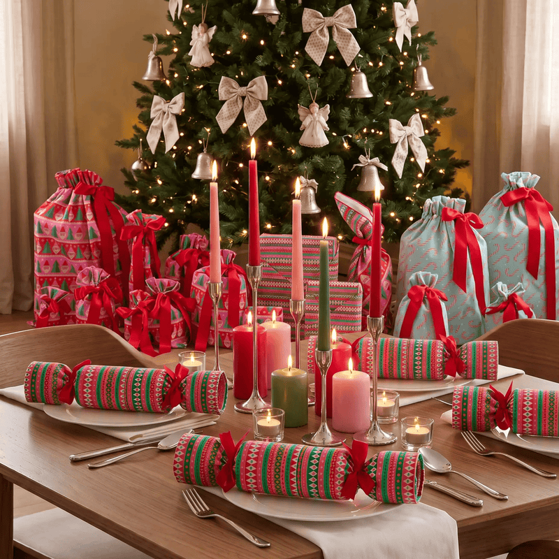 Waste Free Celebrations Christmas Crackers Fiesta (6 Reusable Crackers) Fiesta (6 Reusable Crackers)