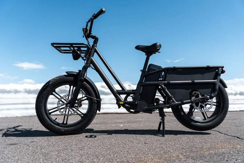 Kiwi eRide Kiwi eRide Fiido T2 Longtail Cargo E-bike Grey Fiido T2 Longtail Cargo E-bike Grey