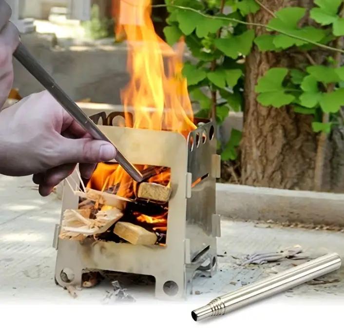 2pcs Fire Starter with Fire Blowing Stick and a Hard Case by g8buynz