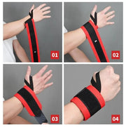 g8buynz 2 Pcs Wristband Wrist Support Brace Straps for Fitness Weighting 2 Pcs Wristband Wrist Support Brace Straps for Fitness Weighting