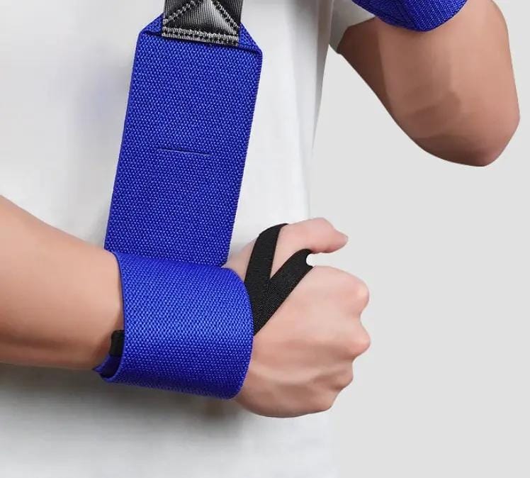 g8buynz 2 Pcs Wristband Wrist Support Brace Straps for Fitness Weighting 2 Pcs Wristband Wrist Support Brace Straps for Fitness Weighting