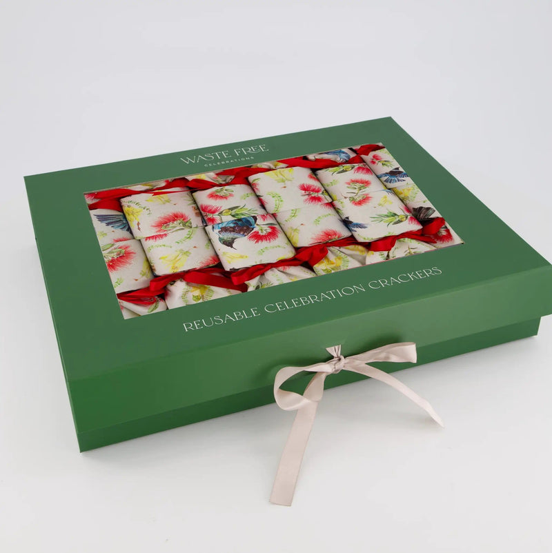 Waste Free Celebrations Christmas Crackers Flora and Fauna (6 Reusable Christmas Crackers) Flora and Fauna (6 Reusable Christmas Crackers)