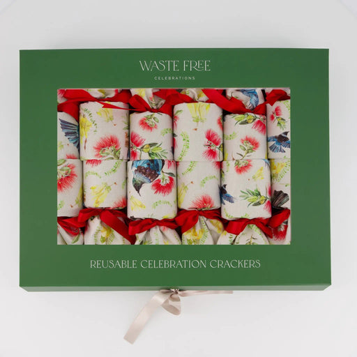 Waste Free Celebrations Christmas Crackers Flora and Fauna (6 Reusable Christmas Crackers) Flora and Fauna (6 Reusable Christmas Crackers)