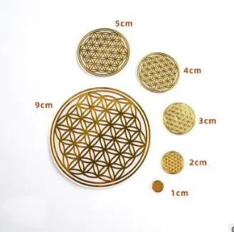Metal Stickers for Resin Filler Crystal Pyramid Energy Generator Orgonite Pyramid Crafting Jewelry Making Accessory by Resin Art NZ