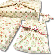 Waste Free Celebrations Furoshiki Wrapping Cloths Folk Blomsterkunst - 4 Furoshiki Gift Wraps Folk Blomsterkunst - 4 Furoshiki Gift Wraps