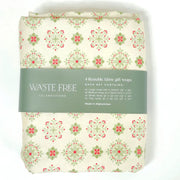 Waste Free Celebrations Furoshiki Wrapping Cloths Folk Blomsterkunst - 4 Furoshiki Gift Wraps Folk Blomsterkunst - 4 Furoshiki Gift Wraps