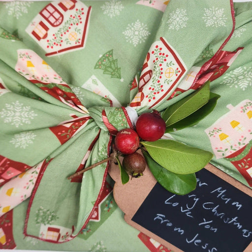 Waste Free Celebrations Furoshiki Wrapping Cloths Folk Julandsby - 4 Furoshiki Gift Wraps Folk Julandsby - 4 Furoshiki Gift Wraps