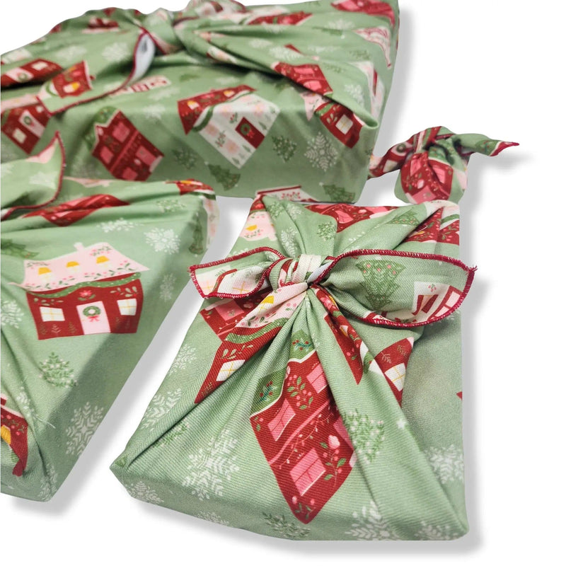 Waste Free Celebrations Furoshiki Wrapping Cloths Folk Julandsby - 4 Furoshiki Gift Wraps Folk Julandsby - 4 Furoshiki Gift Wraps