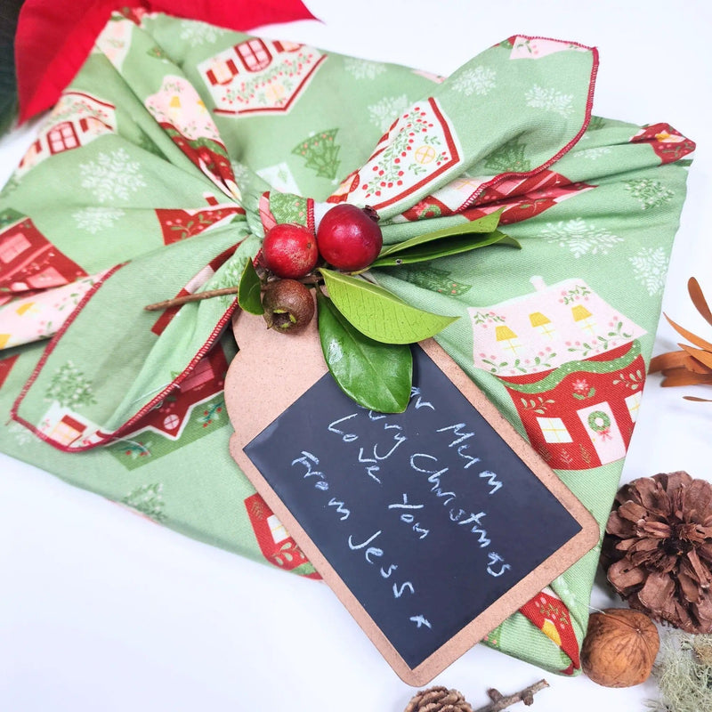 Waste Free Celebrations Furoshiki Wrapping Cloths Folk Julandsby - 4 Furoshiki Gift Wraps Folk Julandsby - 4 Furoshiki Gift Wraps
